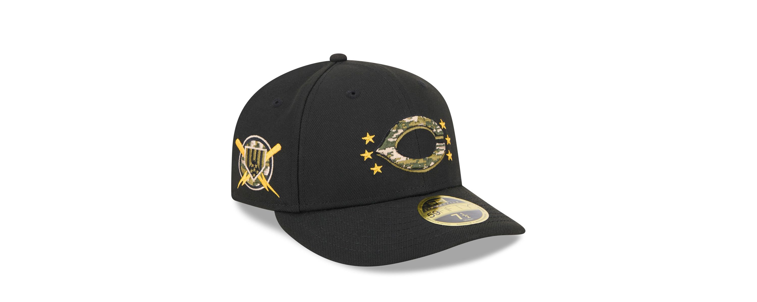 MLB Cincinnati Reds 2024 Armed Forces Day Low 59FIFTY Fitted Hat