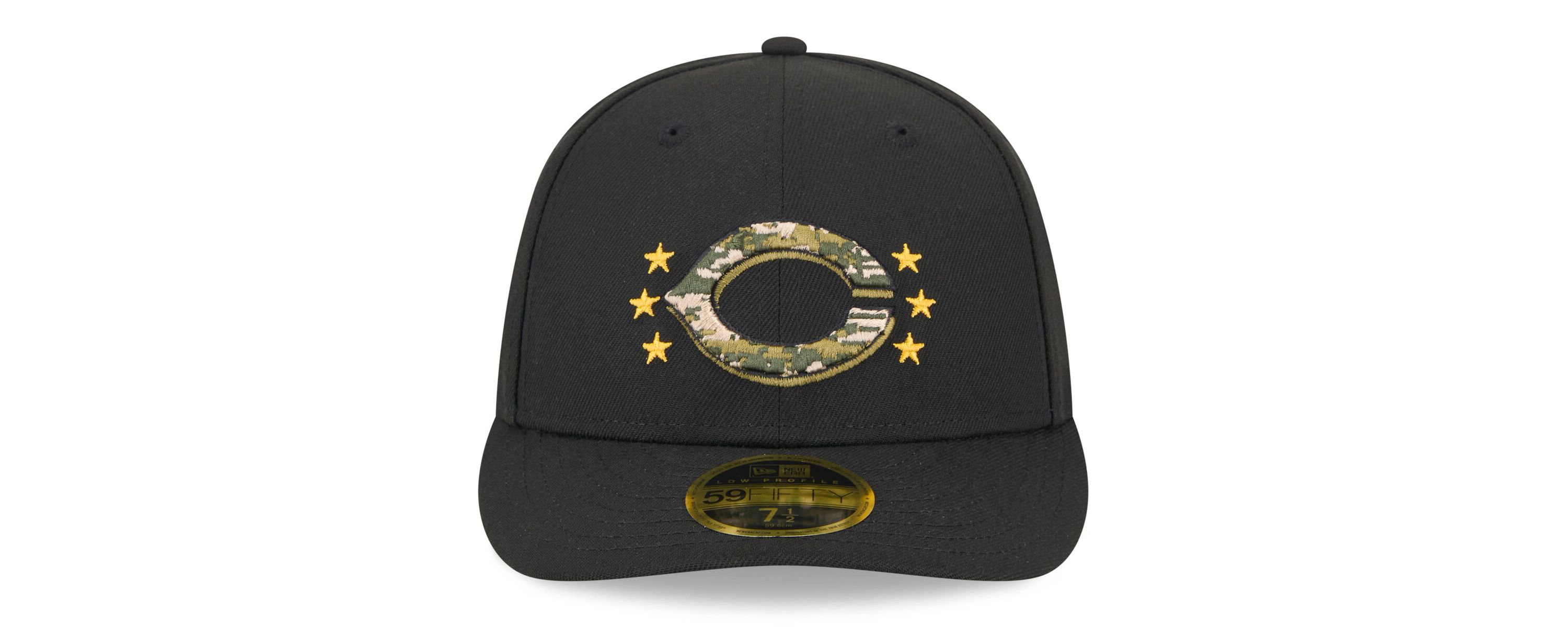 MLB Cincinnati Reds 2024 Armed Forces Day Low 59FIFTY Fitted Hat