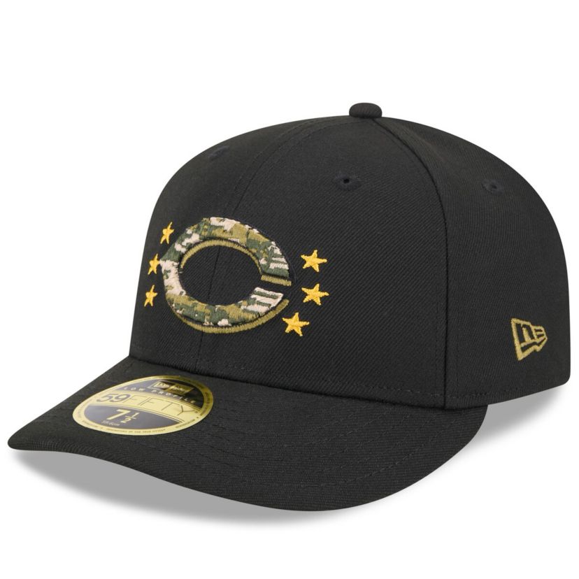 MLB Cincinnati Reds 2024 Armed Forces Day Low 59FIFTY Fitted Hat
