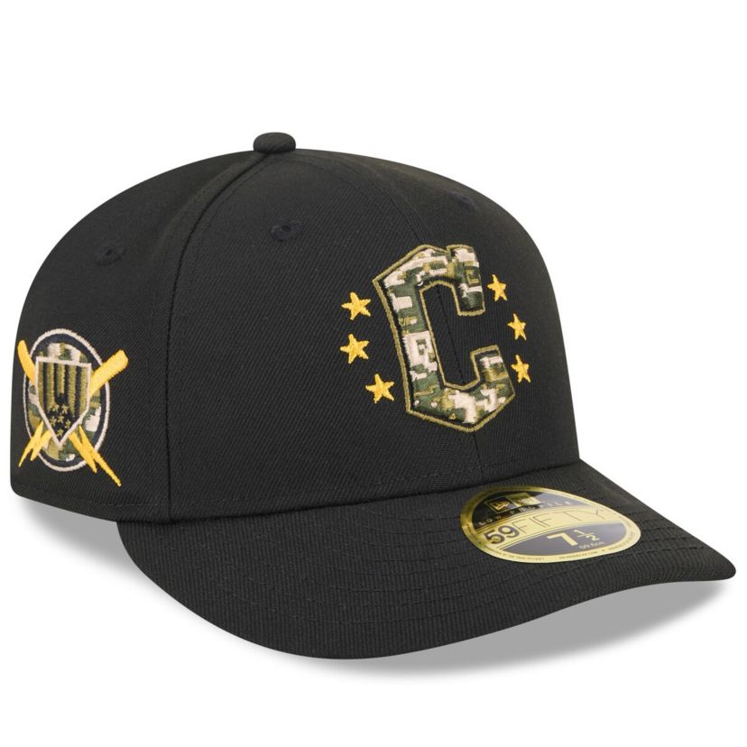 MLB Cleveland Guardians 2024 Armed Forces Day Low 59FIFTY Fitted Hat
