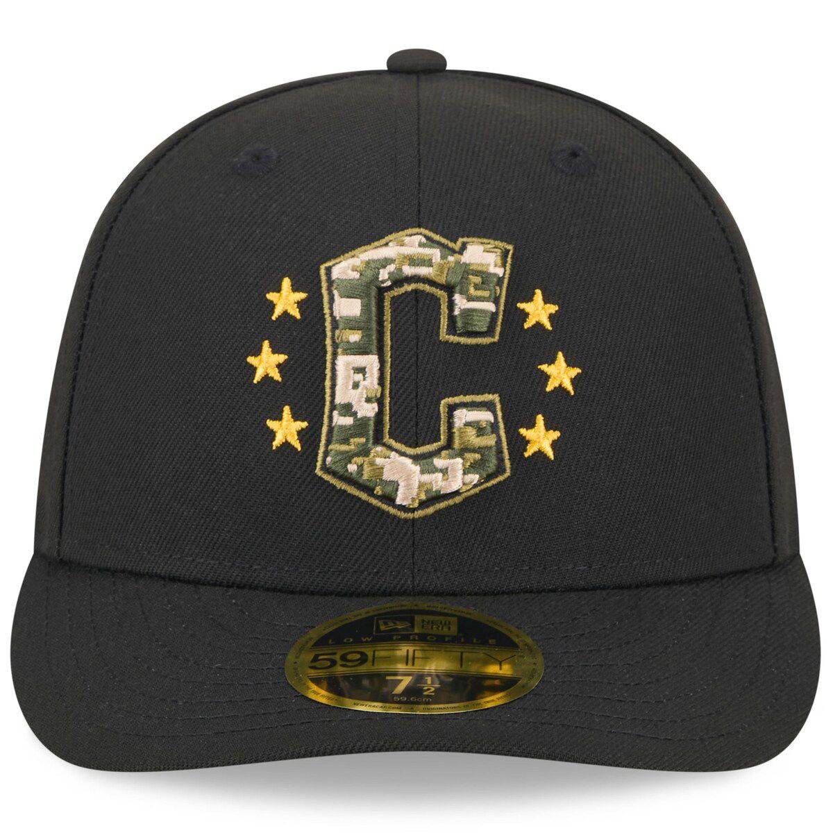 MLB Cleveland Guardians 2024 Armed Forces Day Low 59FIFTY Fitted Hat