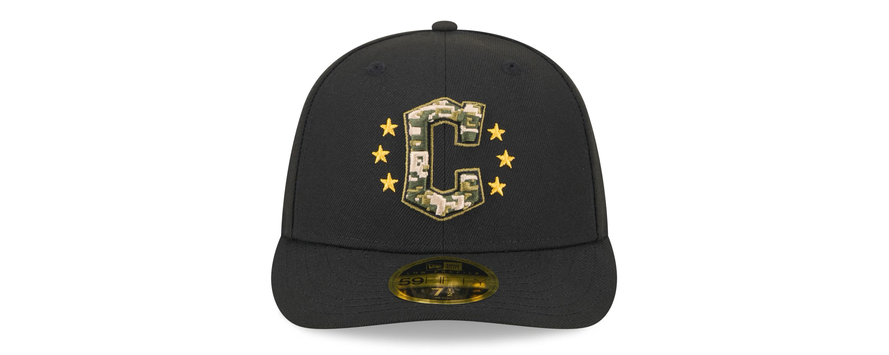 MLB Cleveland Guardians 2024 Armed Forces Day Low 59FIFTY Fitted Hat