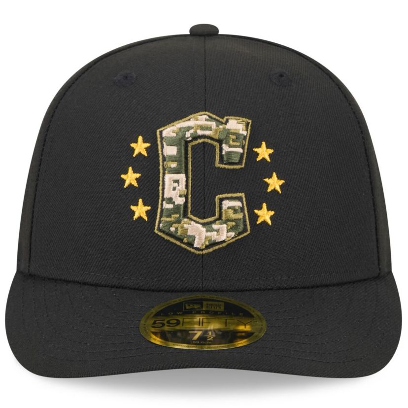 MLB Cleveland Guardians 2024 Armed Forces Day Low 59FIFTY Fitted Hat