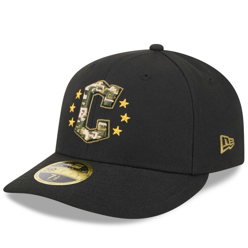 MLB Cleveland Guardians 2024 Armed Forces Day Low 59FIFTY Fitted Hat
