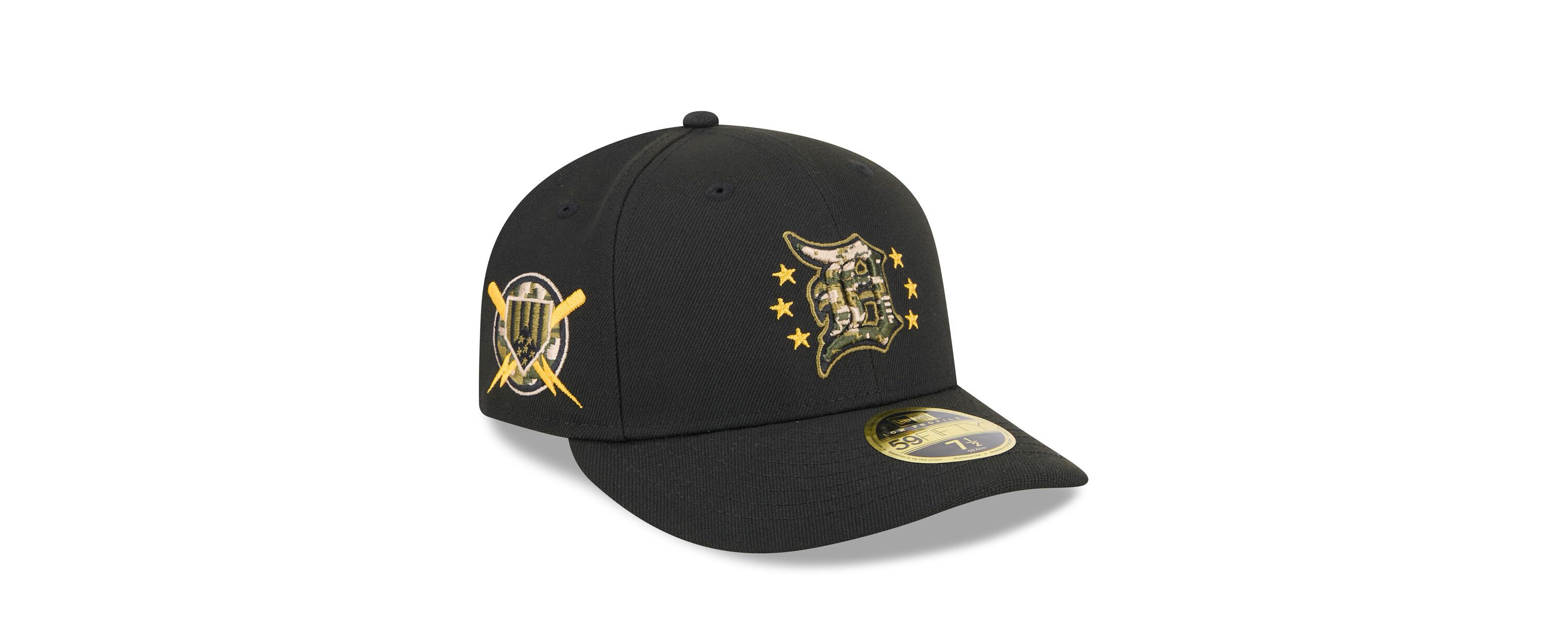 MLB Detroit Tigers 2024 Armed Forces Day Low 59FIFTY Fitted Hat