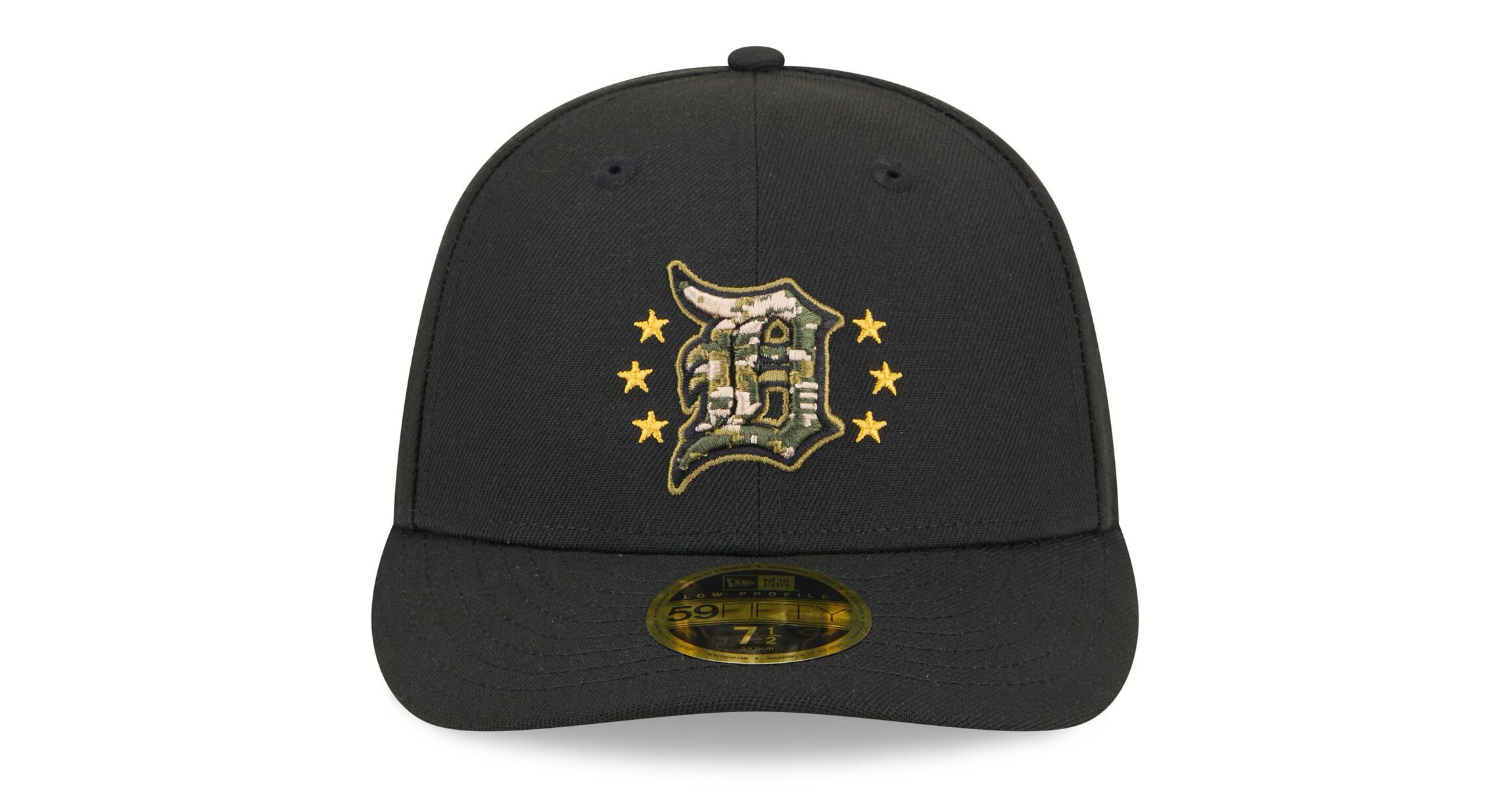 MLB Detroit Tigers 2024 Armed Forces Day Low 59FIFTY Fitted Hat