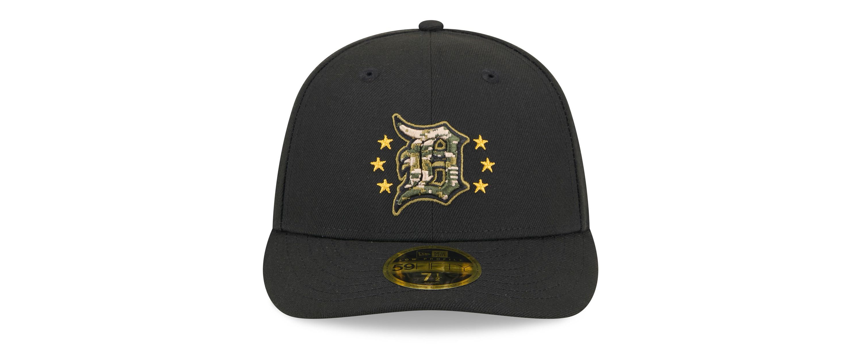 MLB Detroit Tigers 2024 Armed Forces Day Low 59FIFTY Fitted Hat