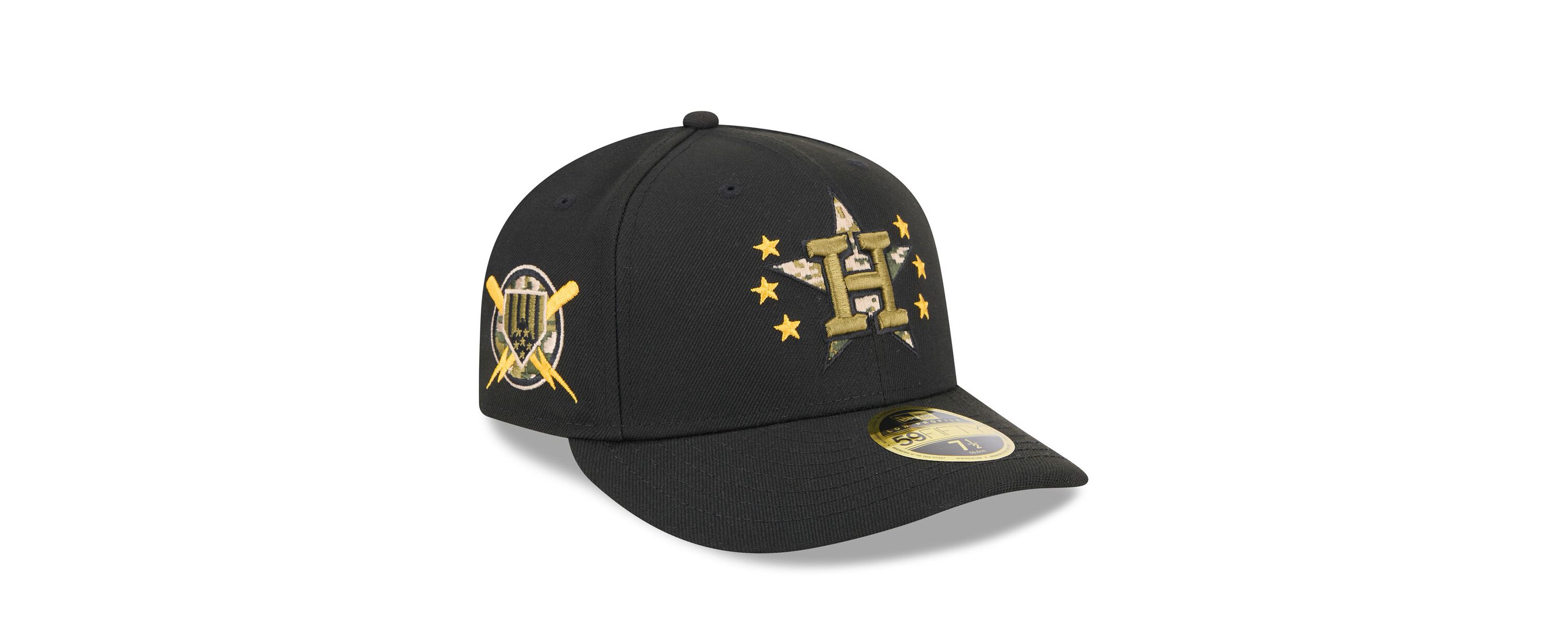 MLB Houston Astros 2024 Armed Forces Day Low 59FIFTY Fitted Hat
