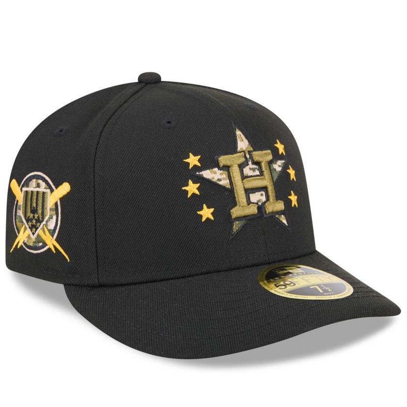 MLB Houston Astros 2024 Armed Forces Day Low 59FIFTY Fitted Hat