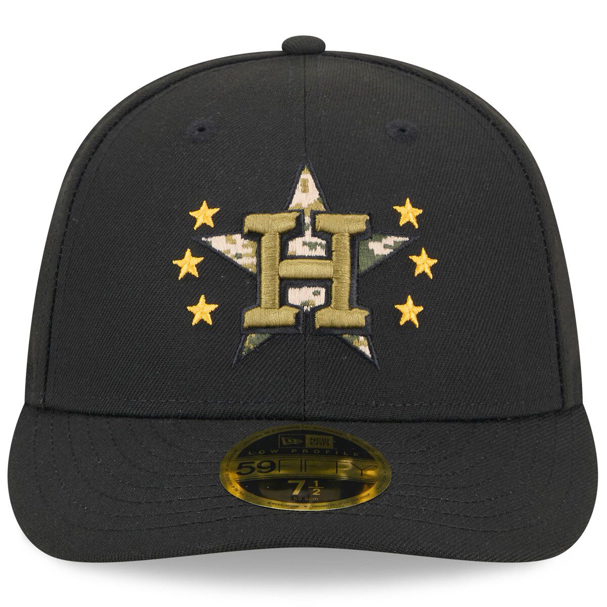 MLB Houston Astros 2024 Armed Forces Day Low 59FIFTY Fitted Hat