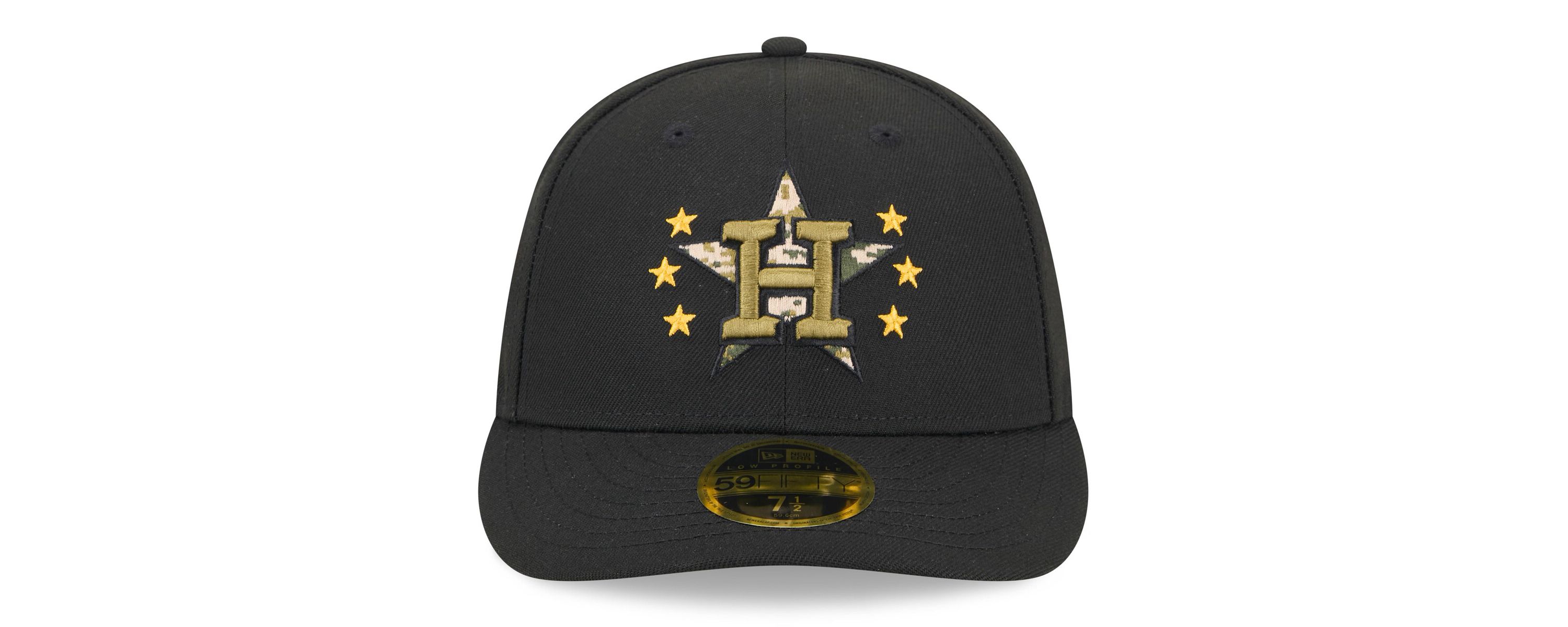 MLB Houston Astros 2024 Armed Forces Day Low 59FIFTY Fitted Hat