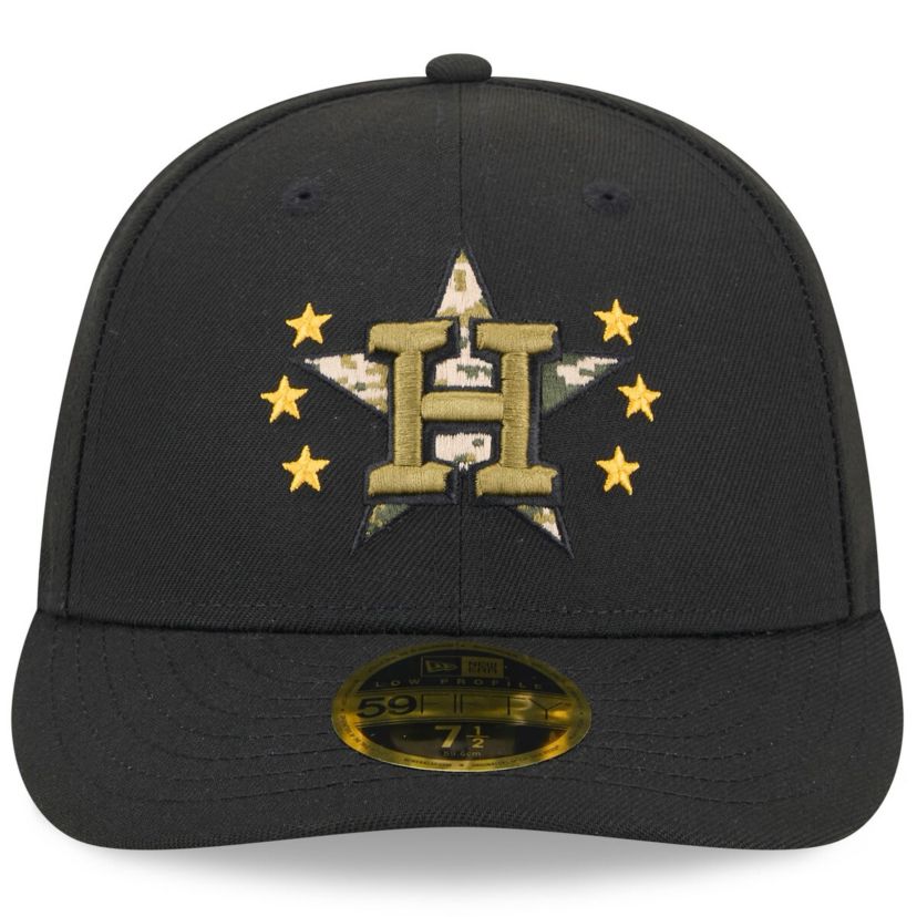 MLB Houston Astros 2024 Armed Forces Day Low 59FIFTY Fitted Hat