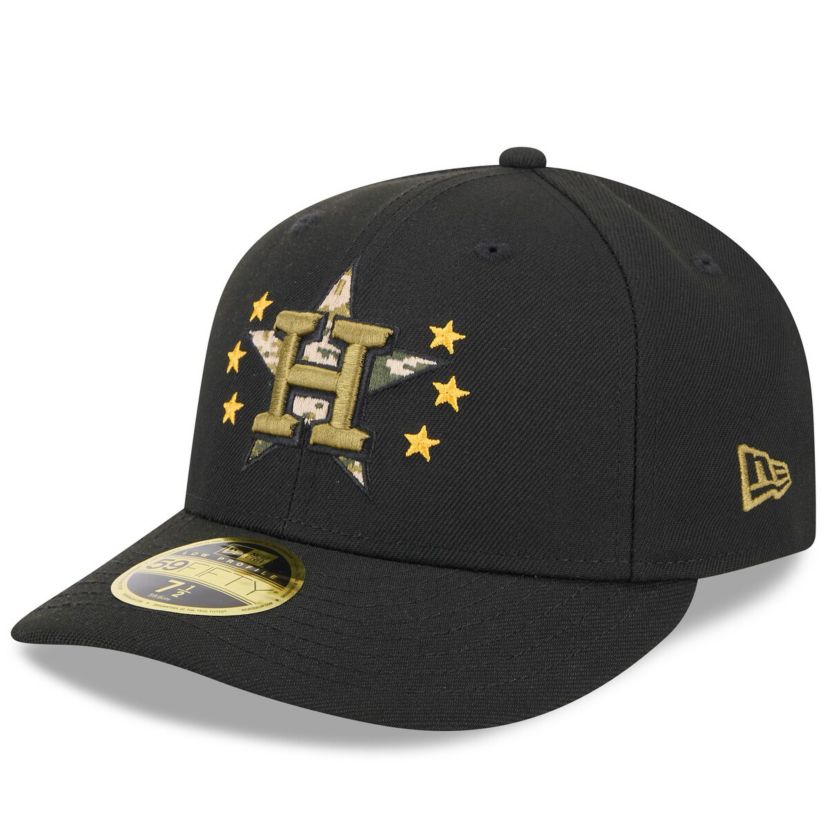 MLB Houston Astros 2024 Armed Forces Day Low 59FIFTY Fitted Hat