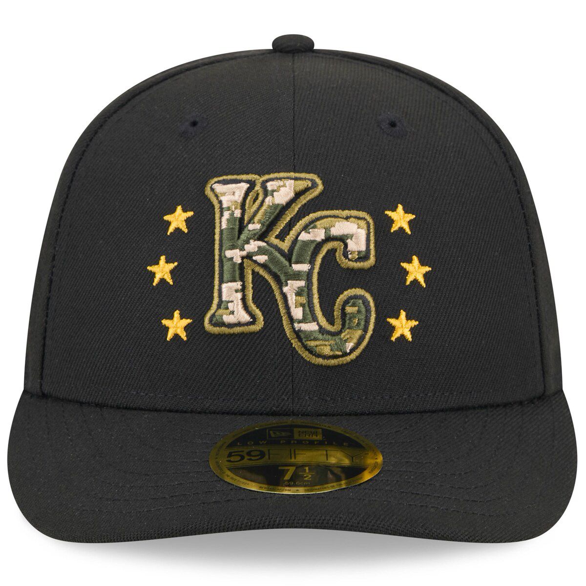 MLB Kansas City Royals 2024 Armed Forces Day Low 59FIFTY Fitted Hat