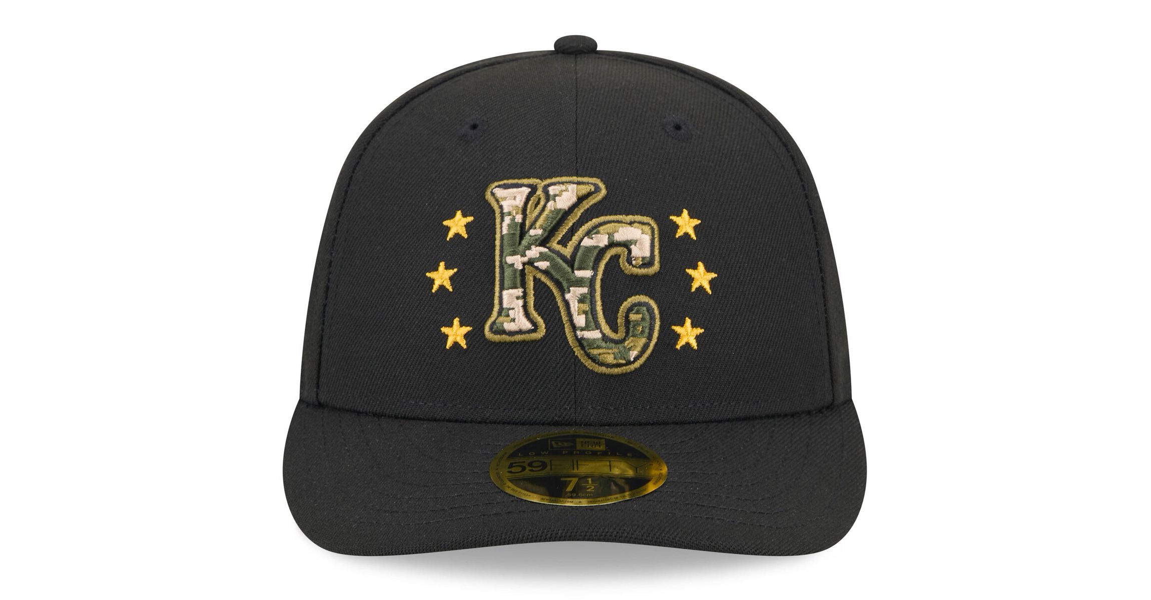 MLB Kansas City Royals 2024 Armed Forces Day Low 59FIFTY Fitted Hat