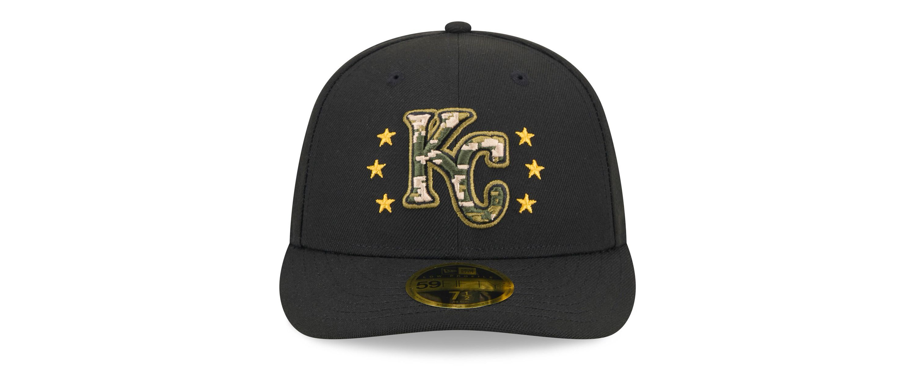 MLB Kansas City Royals 2024 Armed Forces Day Low 59FIFTY Fitted Hat