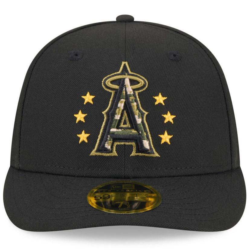 MLB Los Angeles Angels 2024 Armed Forces Day Low 59FIFTY Fitted Hat
