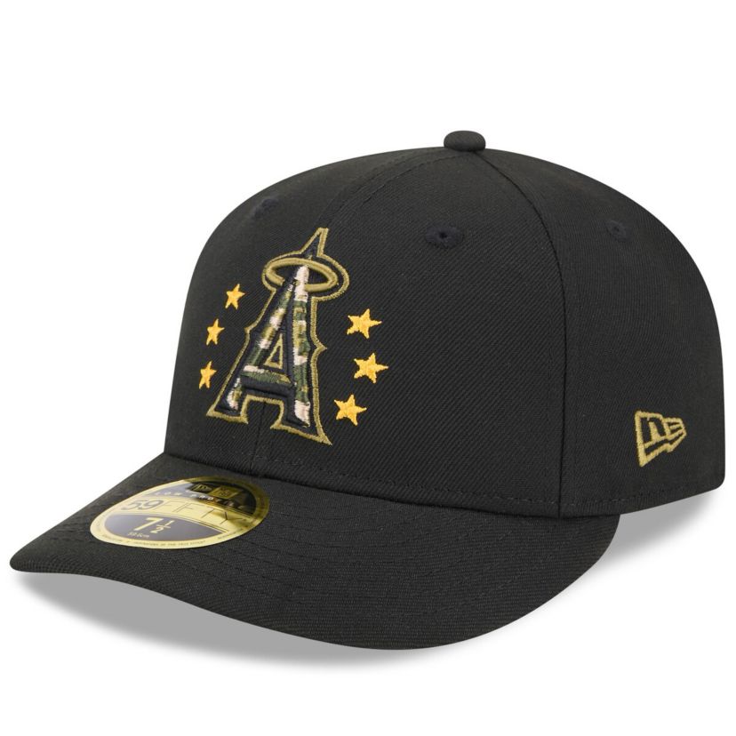 MLB Los Angeles Angels 2024 Armed Forces Day Low 59FIFTY Fitted Hat