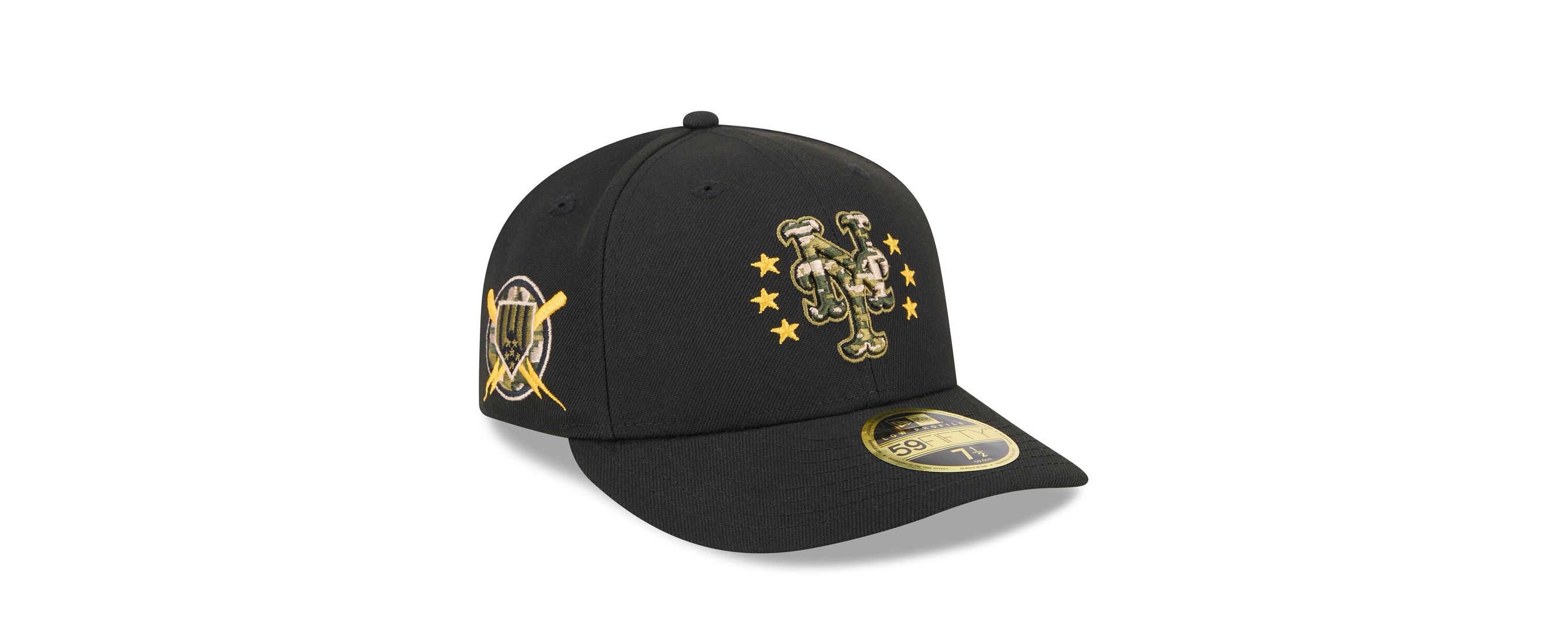 MLB New York Mets 2024 Armed Forces Day Low 59FIFTY Fitted Hat