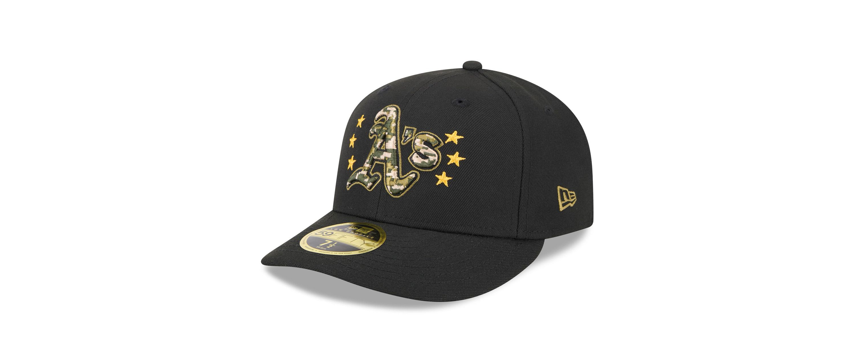 Oakland Athletics MLB Athletics 2024 Armed Forces Day Low 59FIFTY Fitted Hat