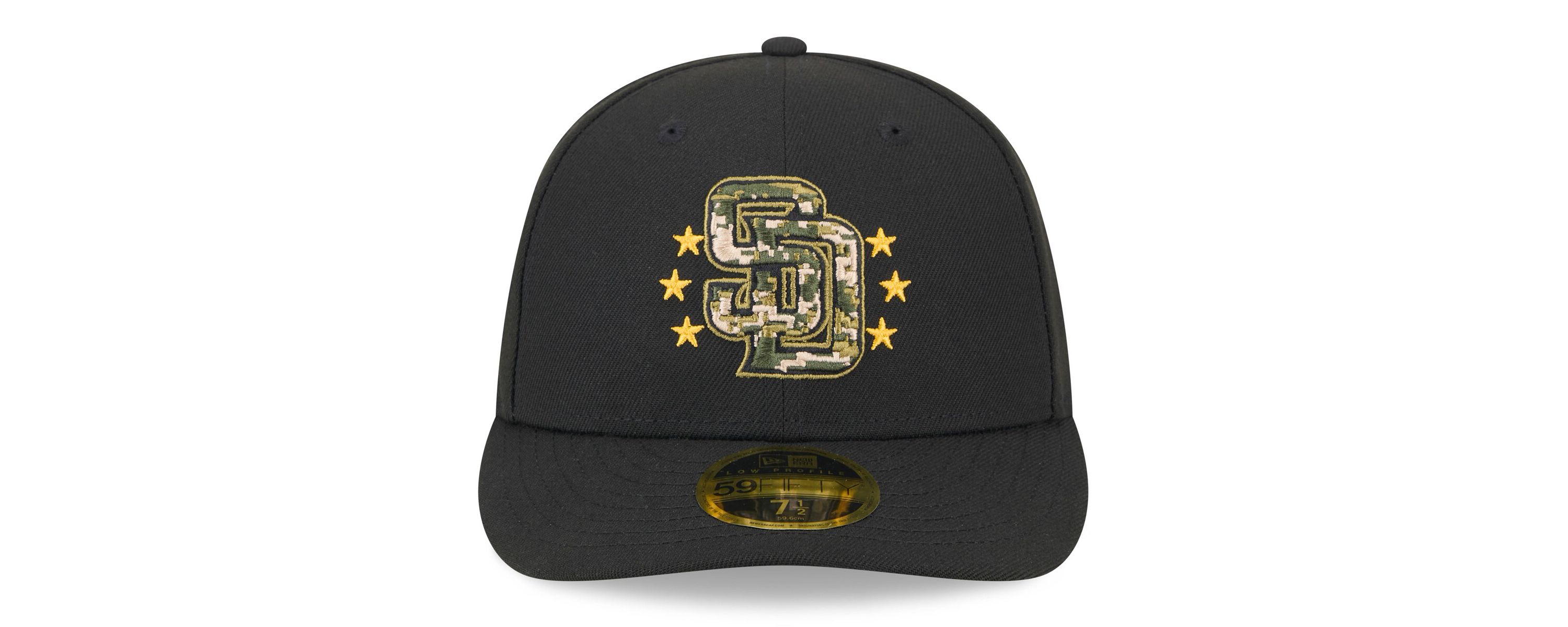 MLB San Diego Padres 2024 Armed Forces Day Low 59FIFTY Fitted Hat