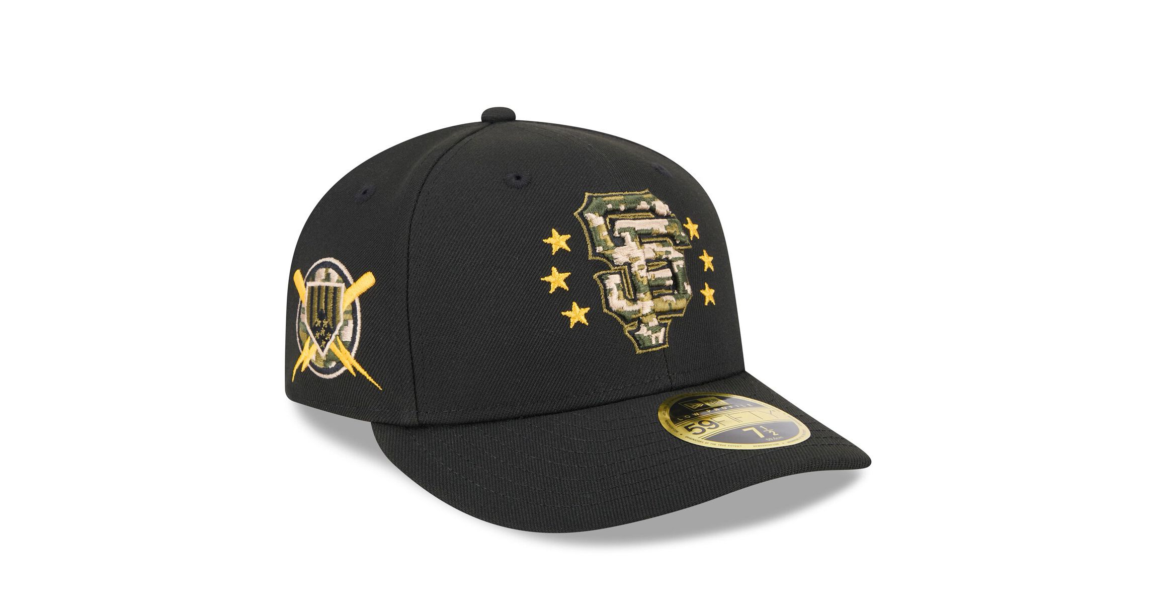 MLB San Francisco Giants 2024 Armed Forces Day Low 59FIFTY Fitted Hat