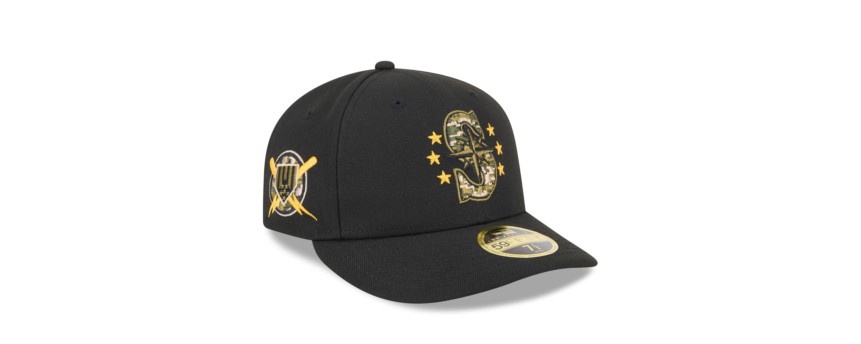 MLB Seattle Mariners 2024 Armed Forces Day Low 59FIFTY Fitted Hat