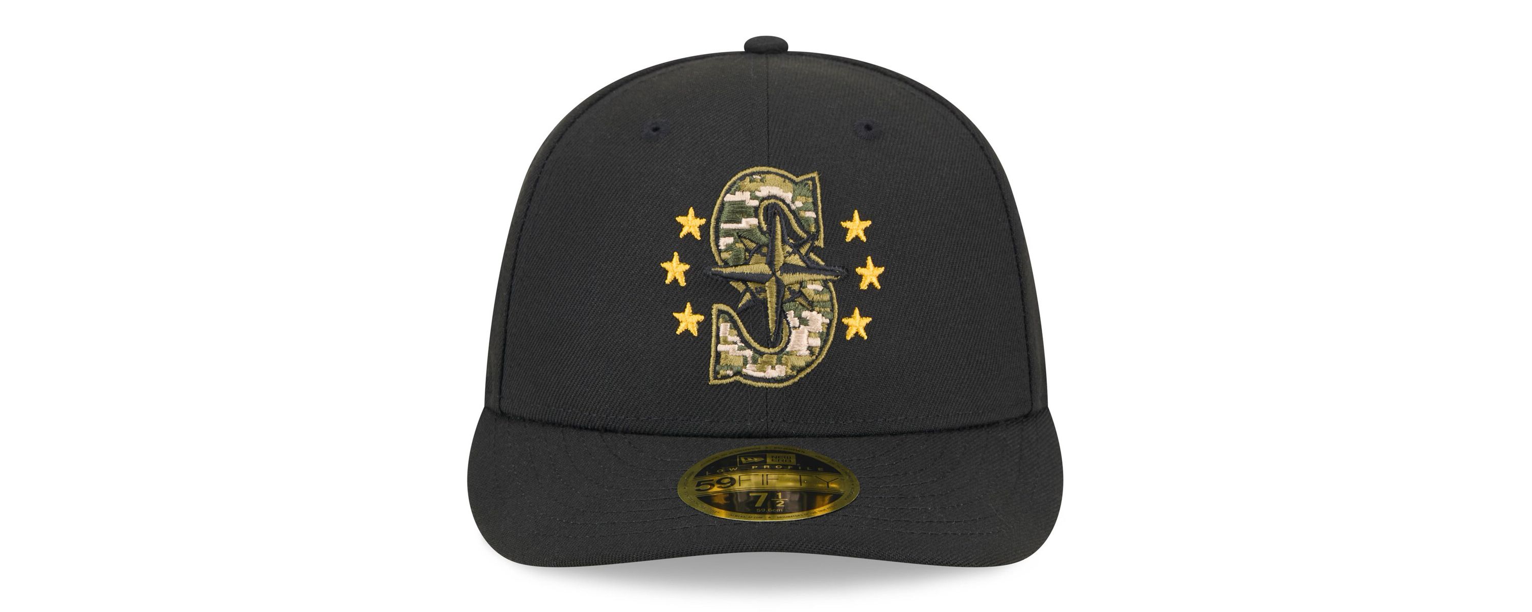 MLB Seattle Mariners 2024 Armed Forces Day Low 59FIFTY Fitted Hat