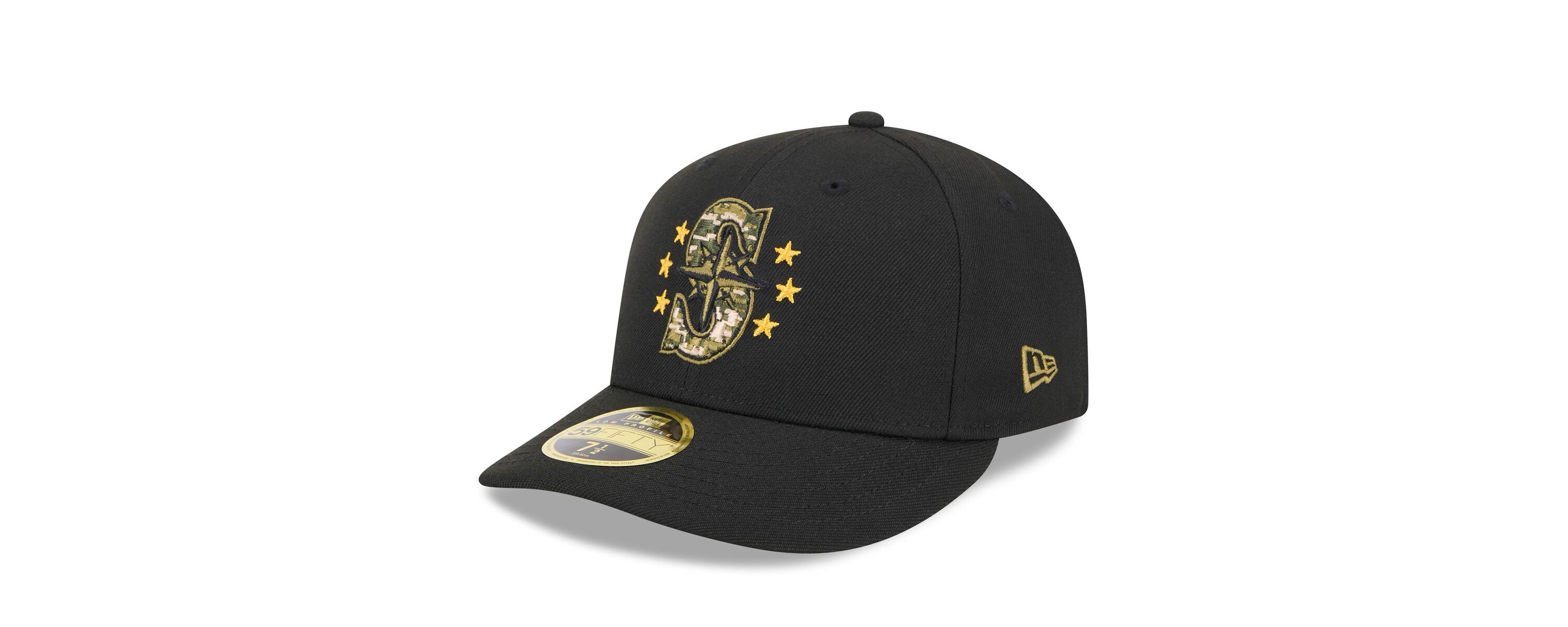 MLB Seattle Mariners 2024 Armed Forces Day Low 59FIFTY Fitted Hat