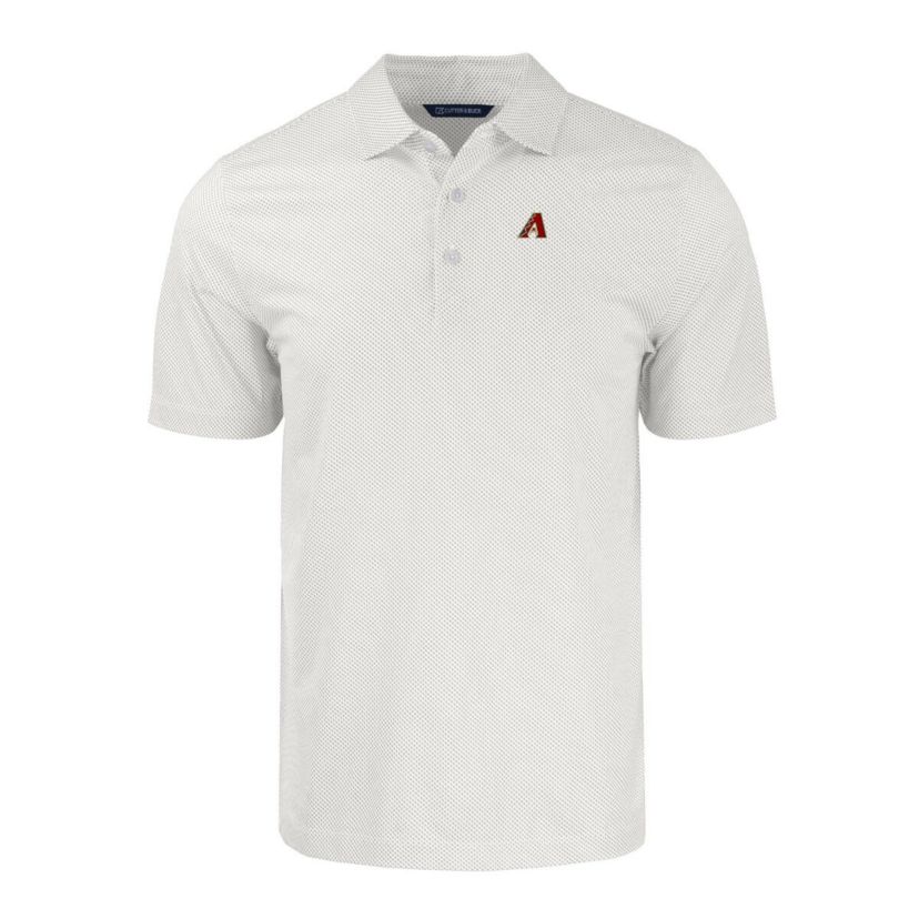 MLB Arizona Diamondbacks Big & Tall Pike Eco Symmetry Print Stretch Recycled Polo