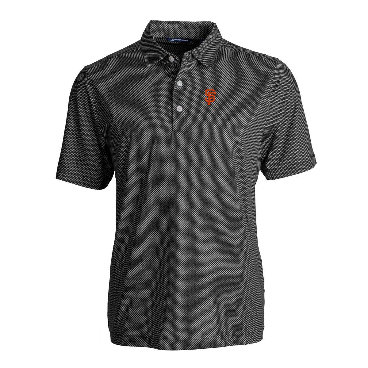 MLB San Francisco Giants Big & Tall Pike Eco Symmetry Print Stretch Recycled Polo