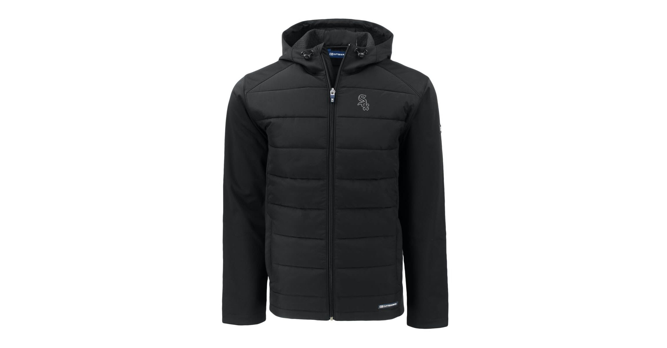 Chicago White Sox MLB Chicago Sox Big & Tall Evoke Hybrid Eco Softshell Recycled Full-Zip Hoodie