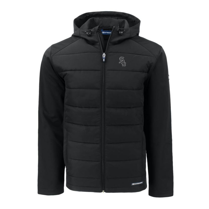Chicago White Sox MLB Chicago Sox Big & Tall Evoke Hybrid Eco Softshell Recycled Full-Zip Hoodie