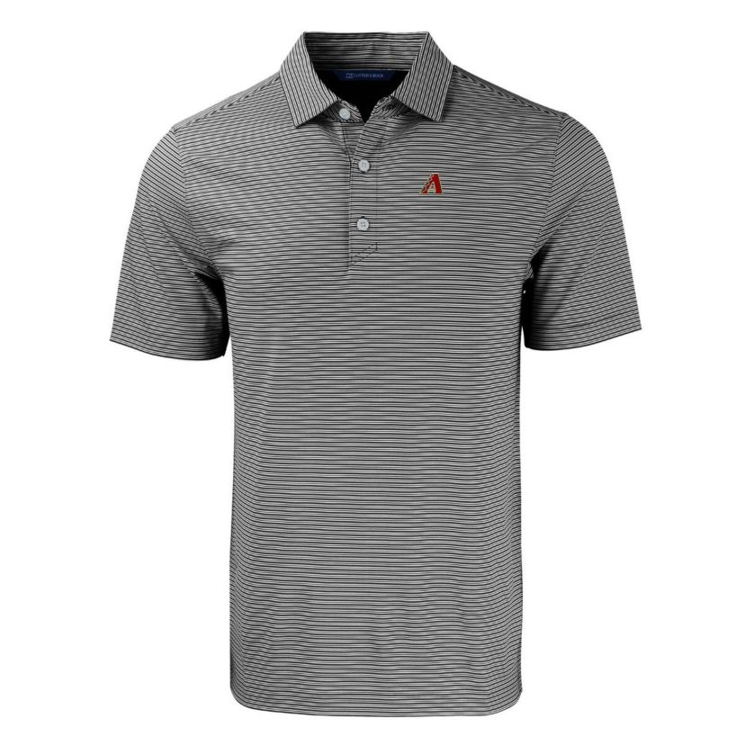 MLB Arizona Diamondbacks Big & Tall Forge Eco Double Stripe Stretch Recycled Polo