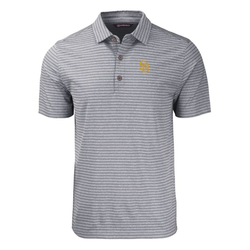 MLB San Diego Padres Big & Tall Forge Eco ed Stripe Stretch Recycled Polo