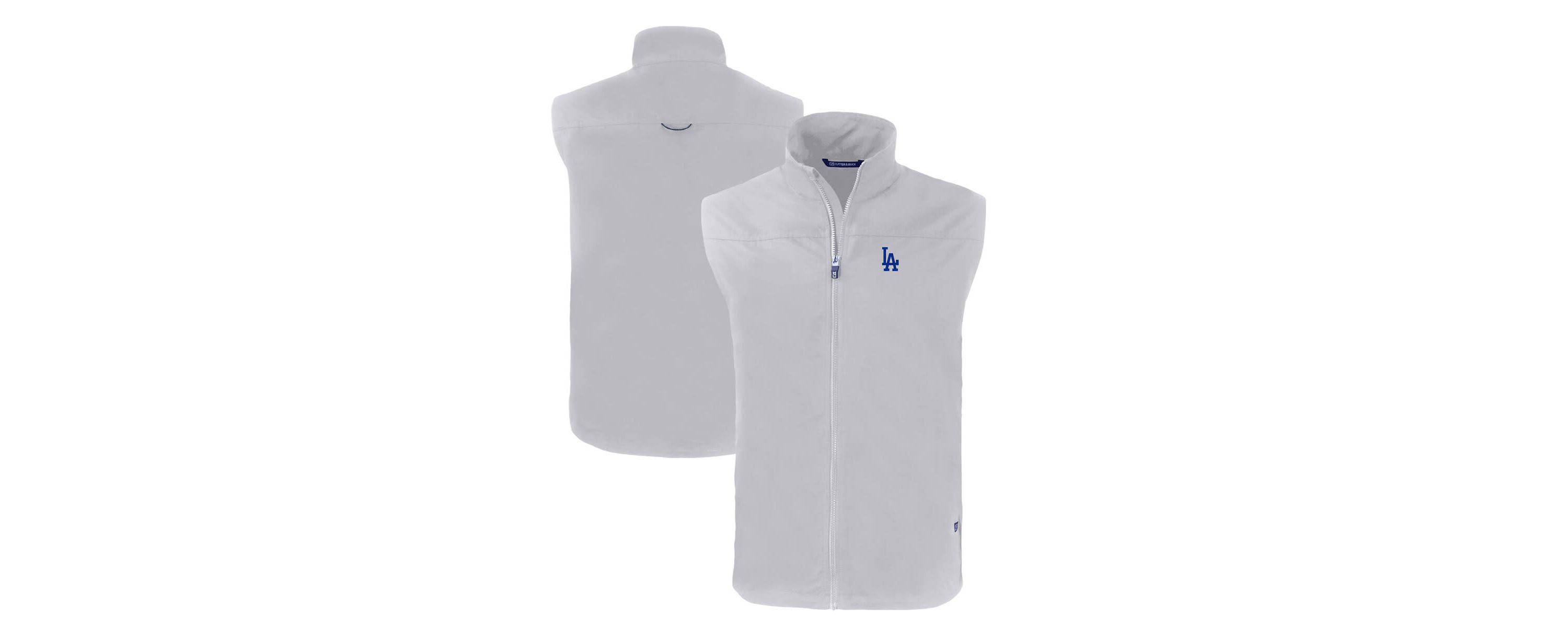 MLB Los Angeles Dodgers Big & Tall Charter Eco Full-Zip Vest
