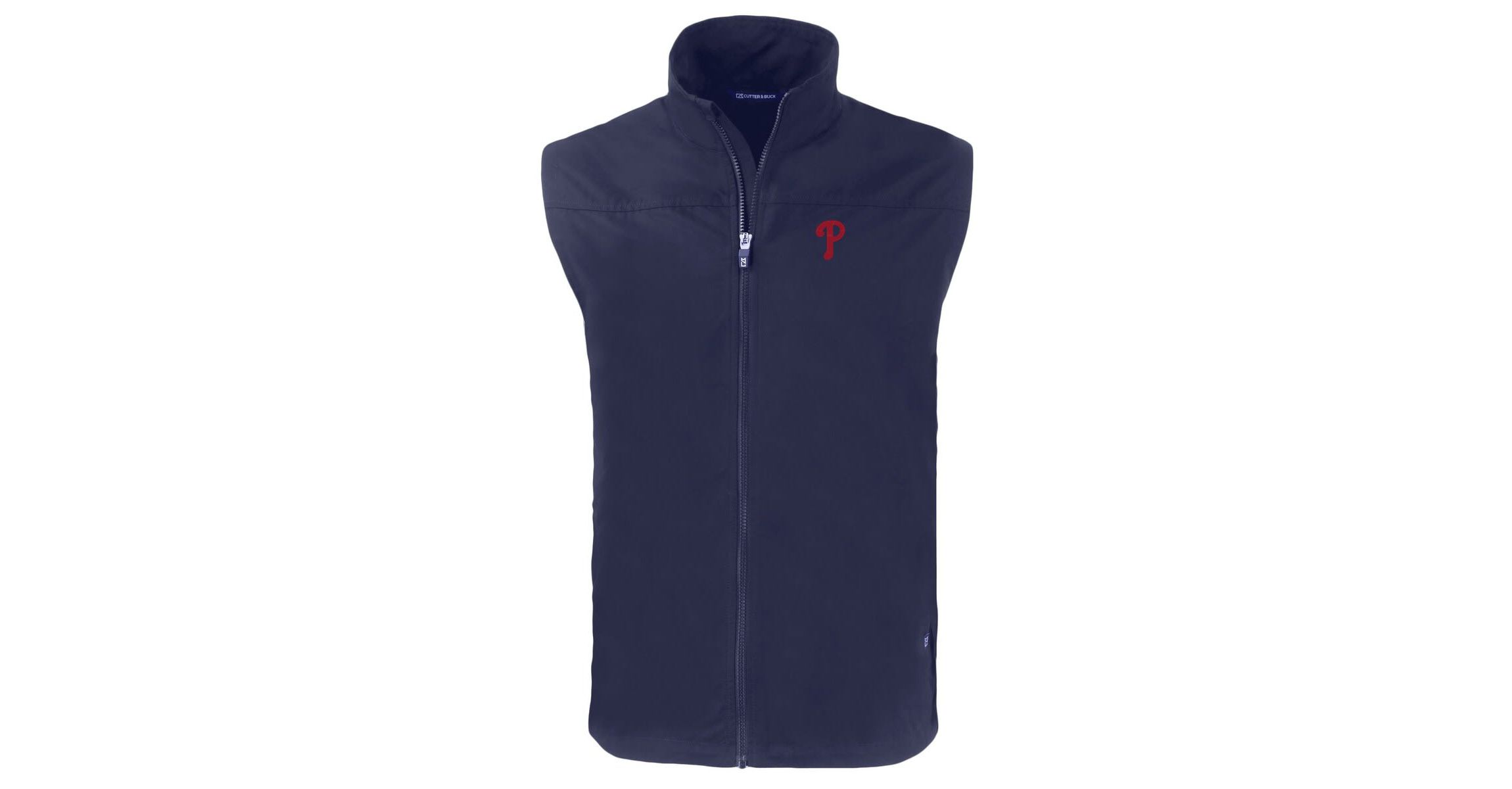 MLB Philadelphia Phillies Big & Tall Charter Eco Full-Zip Vest