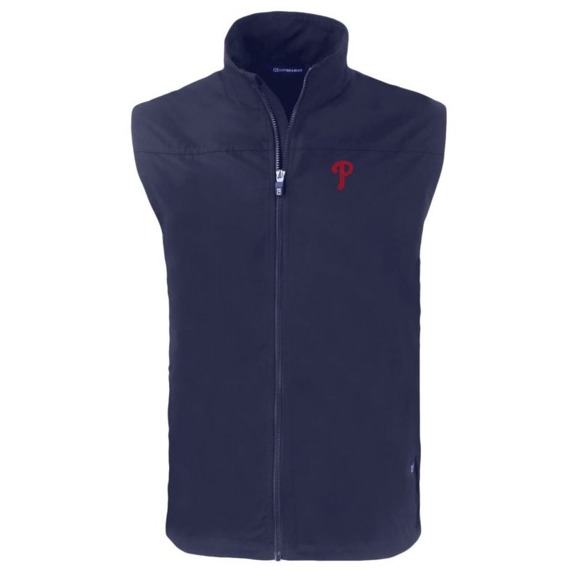 MLB Philadelphia Phillies Big & Tall Charter Eco Full-Zip Vest
