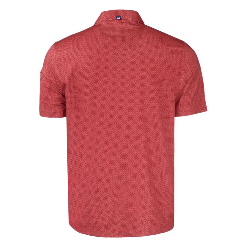 MLB Philadelphia Phillies Big & Tall Pike Eco Tonal Geo Print Stretch Recycled Polo