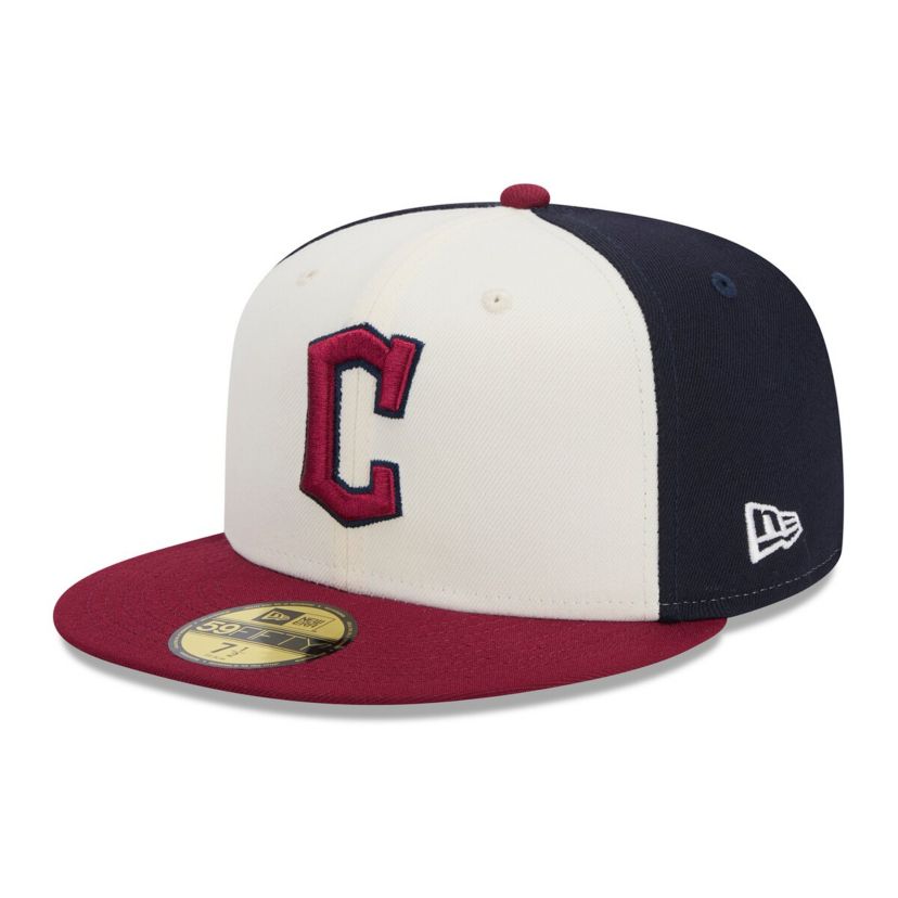 MLB White/Red Cleveland Guardians 2024 City Connect 59FIFTY Fitted Hat