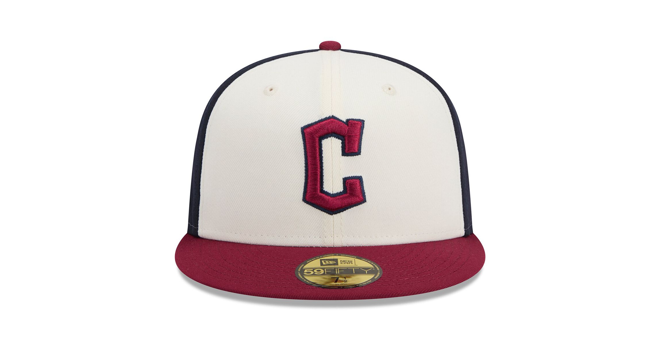 MLB White/Red Cleveland Guardians 2024 City Connect 59FIFTY Fitted Hat