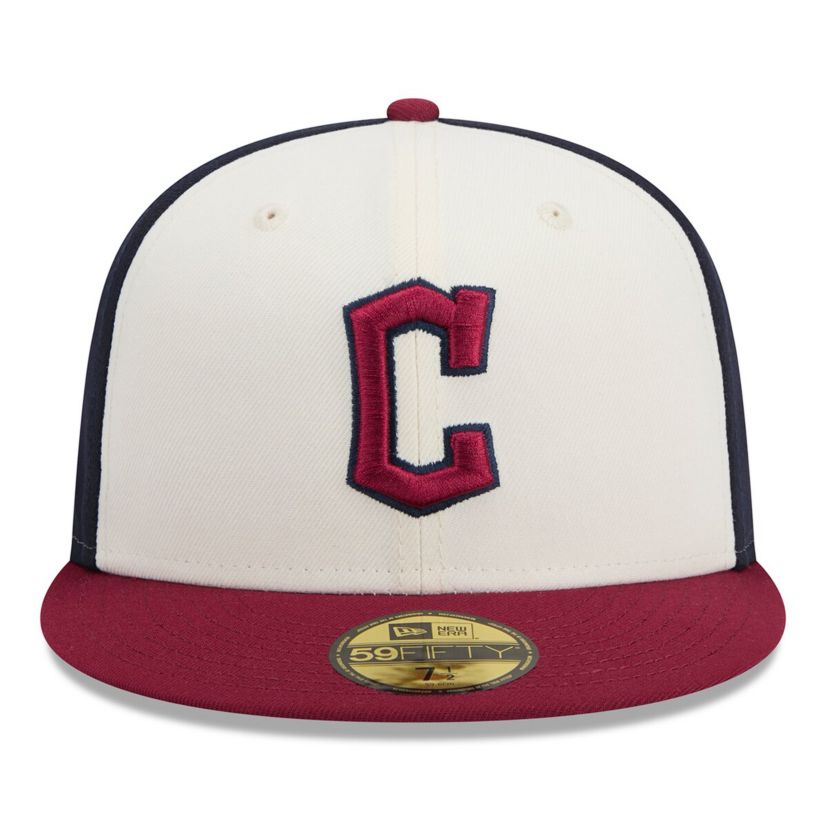 MLB White/Red Cleveland Guardians 2024 City Connect 59FIFTY Fitted Hat