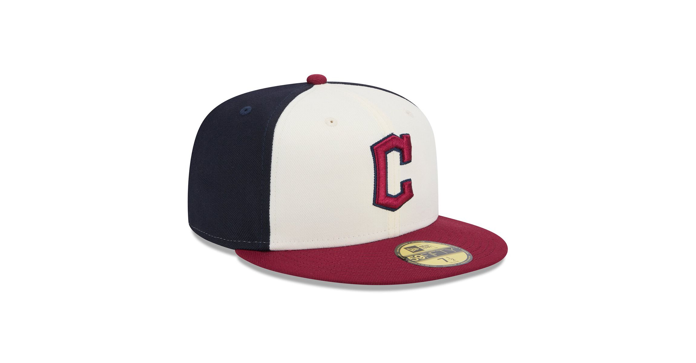 MLB White/Red Cleveland Guardians 2024 City Connect 59FIFTY Fitted Hat