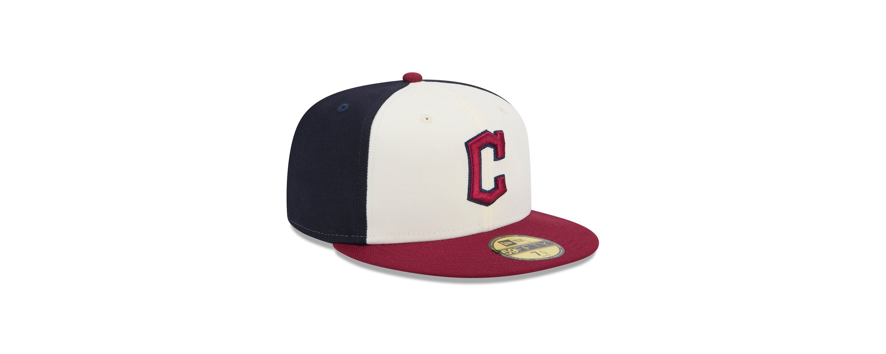 MLB White/Red Cleveland Guardians 2024 City Connect 59FIFTY Fitted Hat