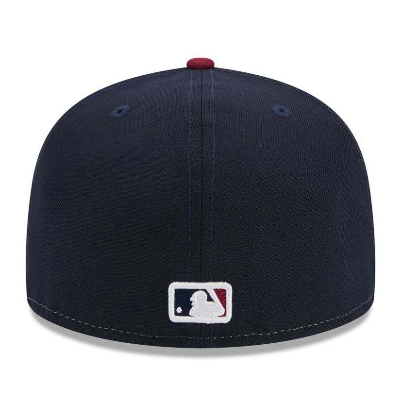 MLB White/Red Cleveland Guardians 2024 City Connect 59FIFTY Fitted Hat