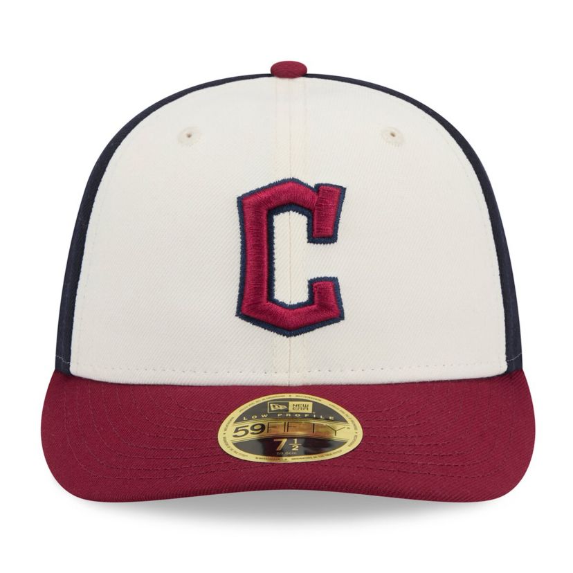 MLB White/Red Cleveland Guardians 2024 City Connect Low 59FIFTY Fitted Hat