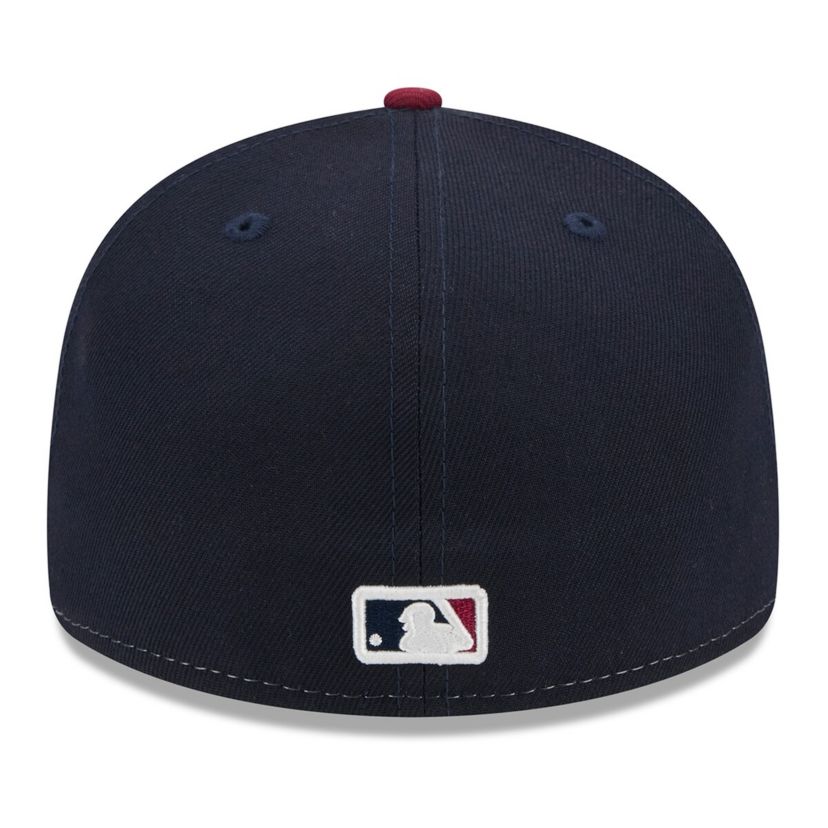 MLB White/Red Cleveland Guardians 2024 City Connect Low 59FIFTY Fitted Hat