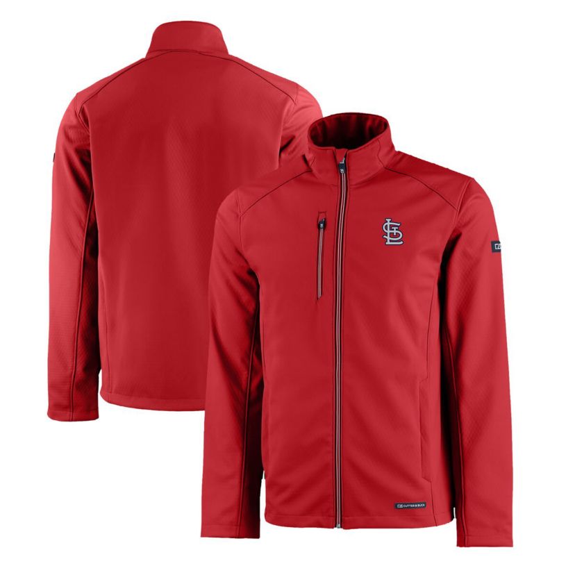 MLB St. Louis Cardinals Evoke Eco Softshell Recycled Full-Zip Jacket
