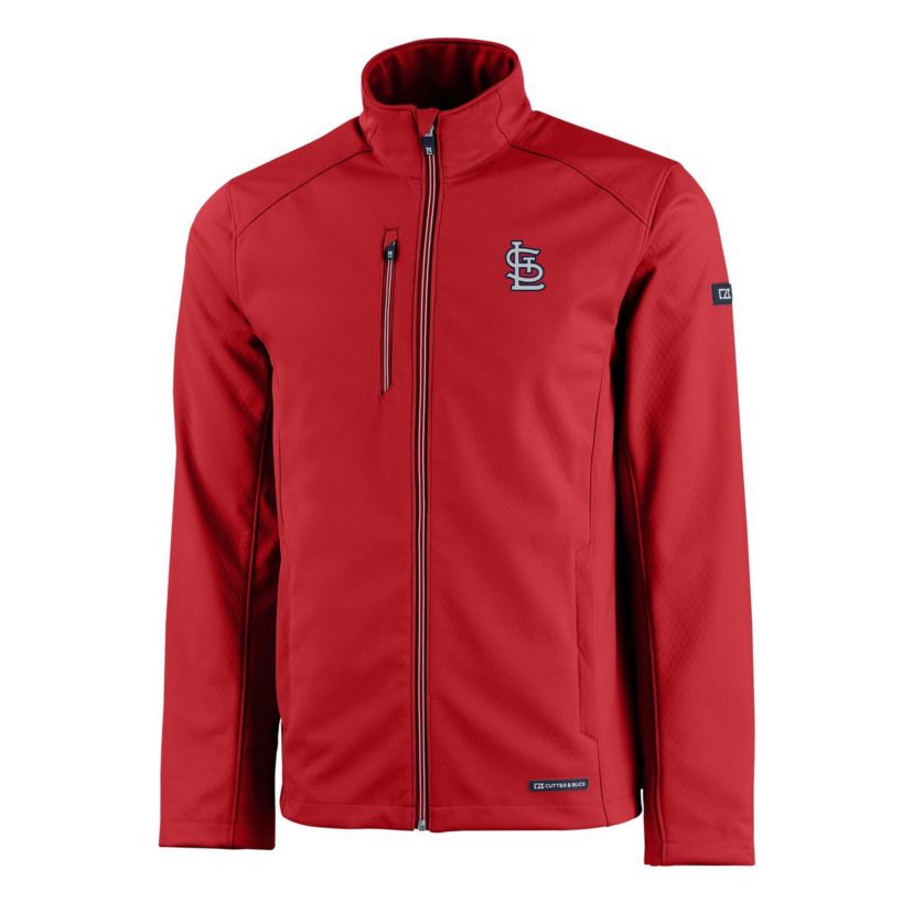 MLB St. Louis Cardinals Evoke Eco Softshell Recycled Full-Zip Jacket