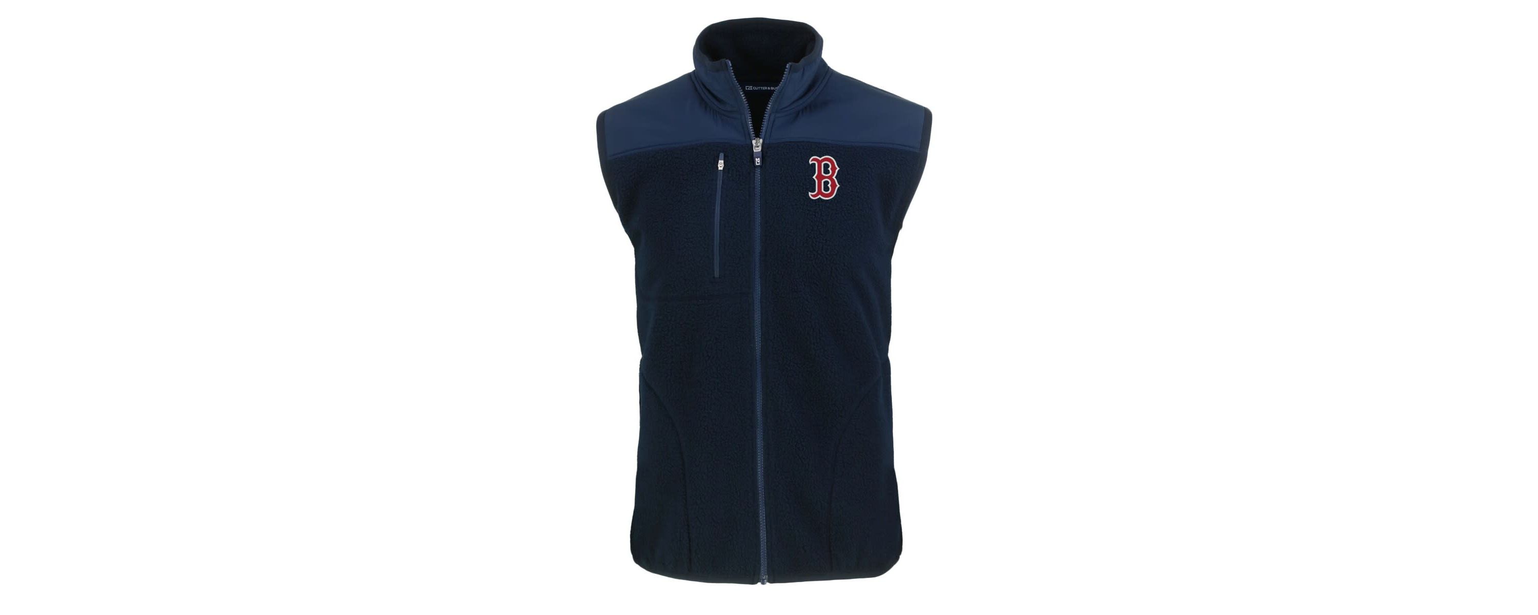 Boston Red Sox MLB Boston Sox Cascade Eco Sherpa Fleece Full-Zip Vest